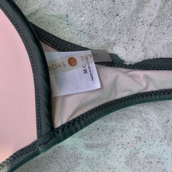 SHADES OF GREEN SHADE & SHORE SWIM TOP 36C NWOT - Picture 4 of 4